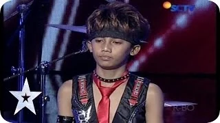 Cool Drummer Kid from Rachzonja Adhy Kirana Putra - AUDITION 7 - Indonesia's Got Talent