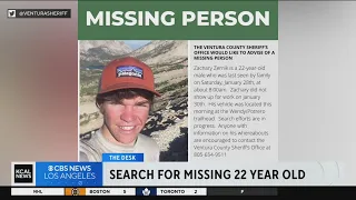 Search underway for missing 22-year-old Ventura County man