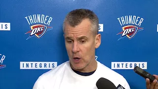 Billy Donovan Interview After Team Practice