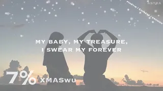 English Lyrics [XMASwu - 7% - my baby, my treasure, i swear my forever] [pingyin/chinese/english]