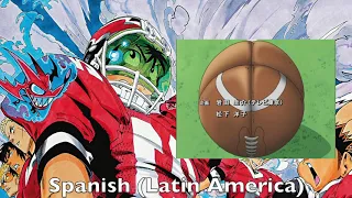 Eyeshield 21 Opening 1 Multilanguage Comparison