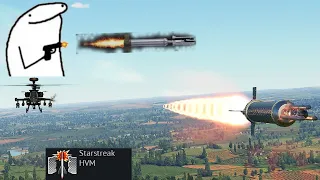 Missile🔥 + APFDS💀= Starstreak versatile missiles      (War Thunder  helicopter)