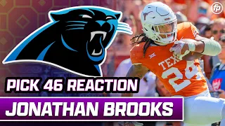 "He's No Christian McCaffrey!" | Jonathan Brooks NFL Draft Reaction | FantasyPros