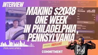 She Made $2048 Driving Uber in Philadelphia, Pennsylvania ( one week )