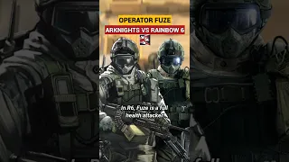 Fuze in Arknights vs in R6S #arknights #アークナイツ