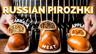 How To Make Traditional Russian Pirozhki(Hand Pies)