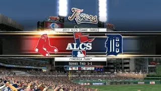 MLB 13 ALCS Boston Red Sox at Detroit Tigers Game #3