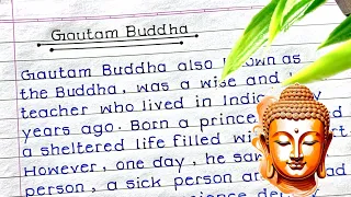 Essay On Gautam Buddha in ENGLISH| Best Essay or Paragraph On Gautam Buddha|| By EDUCATION Writes