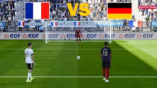 France vs Germany | Penalty Shootout | U17 European Championship | eFootball PES Gameplay