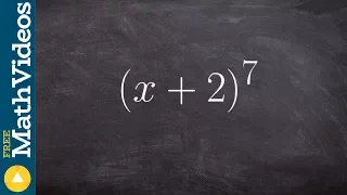 Find the third term of a binomial raised to the 7th power