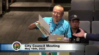 May 16th, 2022 City Council Meeting