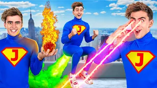 SUPERPODERES DURANTE 24H || Me Tornei um SUPER-HERÓI! Momentos Hilários, por 123 GO! CHALLENGE