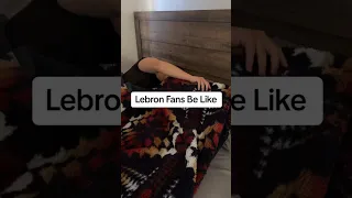 Lebron Fans Be Like 👑 #shorts #lebronjames #kingjames