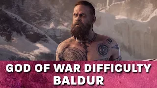 Give Me God of War Hardest Difficulty Boss Fight - Baldur Final Boss
