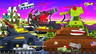 All series KV-44 against Steel Monsters - Cartoons about tanks