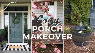 EASY Porch Decorating Ideas on a Budget for 2024 - Cozy & Timeless French Cottage Style!