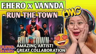 F.HERO x VannDa Ft. 1MILL & SPRITE - RUN THE TOWN [Official MV] // FILIPINA REACTS