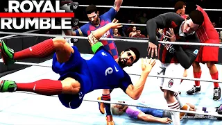 RONALDO ! MESSİ ! NEYMAR KAVGADA ! FUTBOLCULAR ROYAL RUMBLE ! WWE 2K22 ! PS 5 !