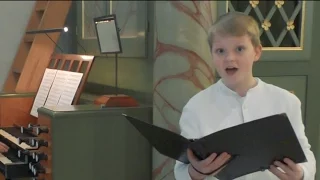 Wie freudig ist mein Herz (J. S. Bach) | boy soprano Aksel Rykkvin (13y) & Kåre Nordstoga (organ)