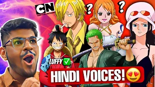 One Piece Hindi Voices REVEALED on Cartoon Network! Luffy, Sanji, Zoro, Nami, Nico Robin & More...