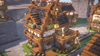 Medieval City | How To Build A Medieval Bakery | minecraft 1.20