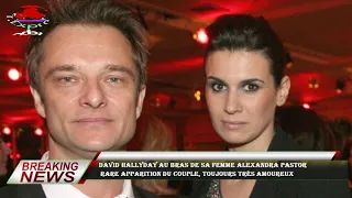 David Hallyday au bras de sa femme Alexandra Pastor  rare apparition du couple, toujours très amoure