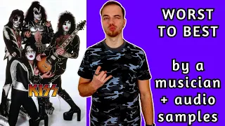 Kiss - Worst to Best (all studio albums ranked) + audio samples
