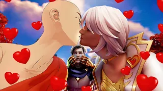 AANG the Last Airbender FALLS IN LOVE with MIDAS' Girlfriend.... Fortnite Film