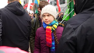 Greta Thunberg, Luisa Neubauer, Anuna de Wever and Adelaide Charlier hold a news conference | LIVE