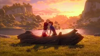 Merlin and Snow white kissing Scene || Red Shoes and the Seven Dwarfs 2019 Movie