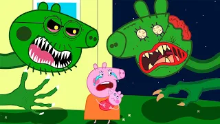 PEPPA PIG ZOMBIE APOCALYPSE - Oh no! Daddy Pig Turn into a Zombie ?? | Peppa Pig Funny Animation