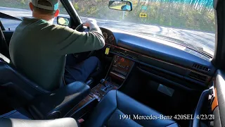 1991 Mercedes-Benz 420SEL Drive Video 4/22/21