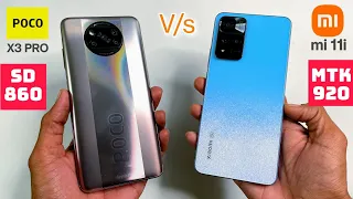 Snapdragon Ka Khel Khatam 😲 Xiaomi 11i Vs Poco X3 Pro Speed Test {Dimensity 920 Vs Snapdragon 860}