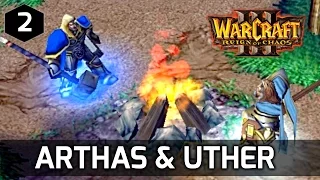 Warcraft 3 Story ► Arthas' First Appearance as Uther's Paladin Apprentice - Human Campaign