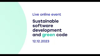 Sustainable software development and green code