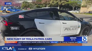 Anaheim Police Department introduces Tesla patrol vehicles