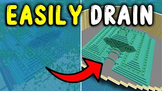 How to DRAIN an OCEAN MONUMENT In Minecraft 1.20!