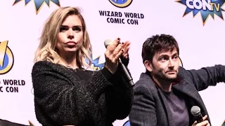 Doctor Who David Tennant and Billie Piper at Wizard World Comic Con Philadelphia