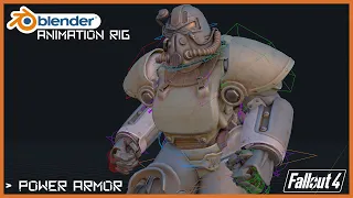 Fallout 4 (Blender - Tutorial): Power Armor ( Setup, Create and Export a pose )