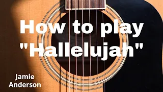 How to play Hallelujah