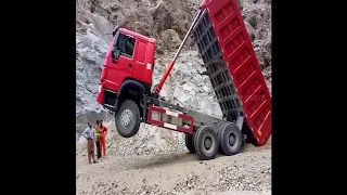 Some genius truck drivers {RIP Truck}