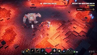 Minecraft Dungeons - Redstone Golem - Boss Fight | Gameplay (PC HD) [1080p60FPS]