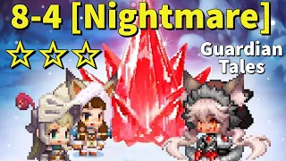 World 8 [Nightmare] - 8-4 ☆☆☆ - Snowman Village - Guardian Tales