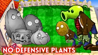 How I beat ZomBotany without defensive plants! | Analysis