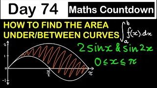 How to find the area under/between curves