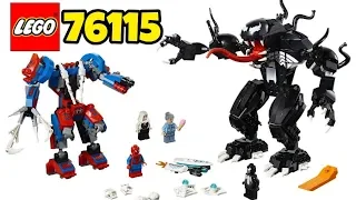 LEGO 76115. Мех человека паука против Венома.Обзор