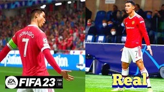 FIFA 23 vs Real life  All Stars Celebrations / Signatures ( Mbappe, Ronaldo, Messi, Neymar...)