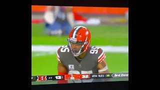 Cleveland Browns Miles Garrett and Sione TakiTaki Thriller