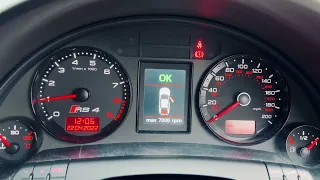 B7 RS4 Avant Cold Start with Non-Resonated Milltek Exhaust (valves closed)