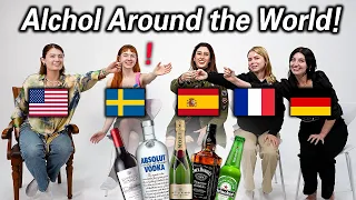 Pronunciation DIFFERENCES! Alcohol Name All over the world!! (US, SE, ES, FR, DE)